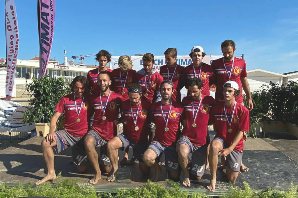 Championnats de France de Beach Ultimate 2022 - Podium Open 1