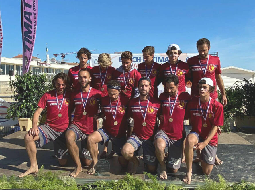 Championnats de France de Beach Ultimate 2022 - Podium Open 1