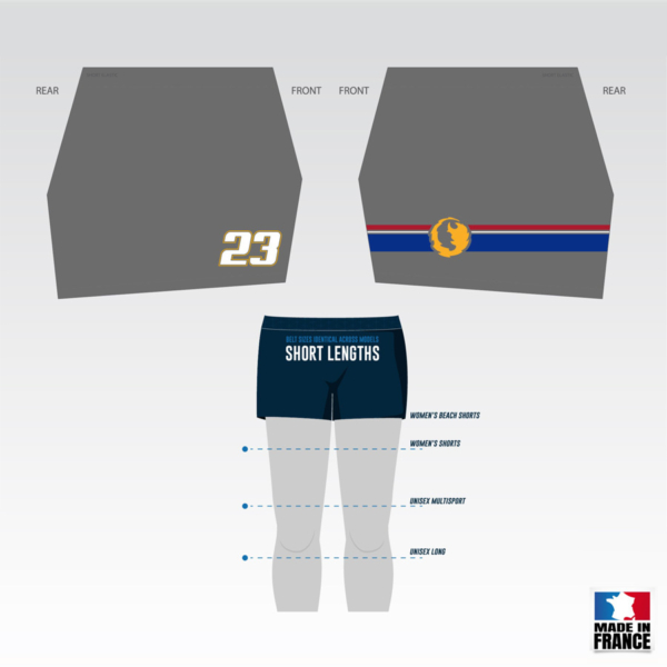 Short Friselis gris (compétition)